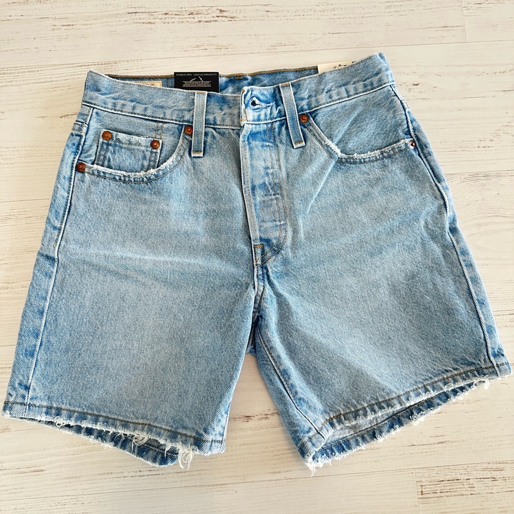 Levi’s Blue 501 Denim shorts